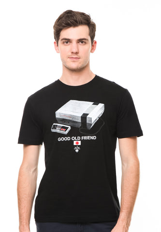 BLP-QF007/TSHIRT-E-GOODOLDFRIEND-BLACK-M