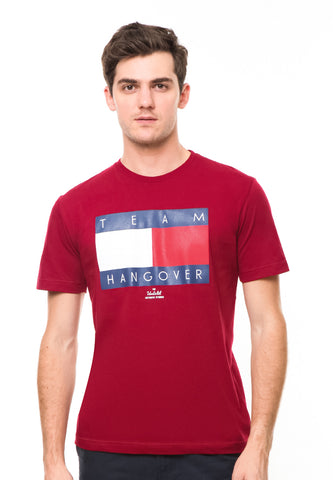 BLP-QF009/TSHIRT-E-HANGOVER-MAROON-M