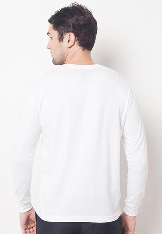 BLP-QF014/TSHIRT-E-LS-DOT-WHITE-M