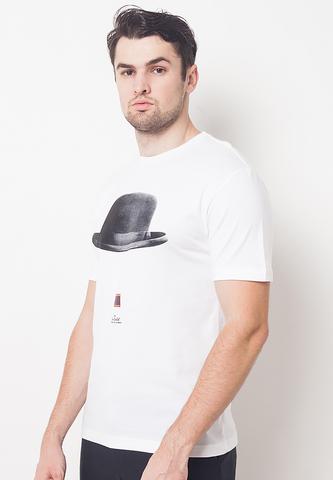 BLP-QF015/TSHIRT-E-CHAPLIN-WHITE-M