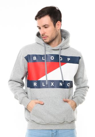 BLP-RD009/SWEATER-E-HOODIERELAXING-MISTYGREY/M