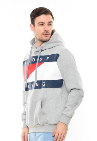 BLP-RD009/SWEATER-E-HOODIERELAXING-MISTYGREY/M