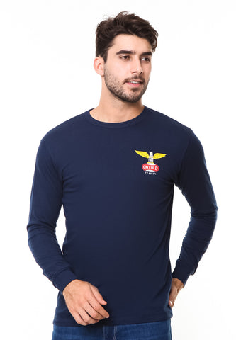 BLP-RE001/TSHIRT-SYN-LS-EAGLE-NAVY-M