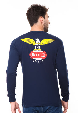 BLP-RE001/TSHIRT-SYN-LS-EAGLE-NAVY-M