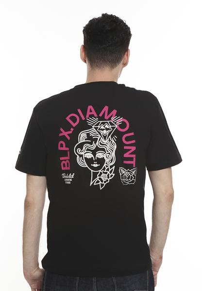 BLP-RL002/TSHIRT E DIAMOUNT GIRL BLACK M
