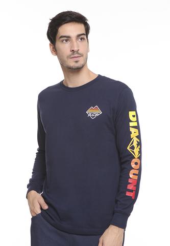 BLP-SE007 / BLOOP TSHIRT E LS GRADIENT NAVY BLUE M