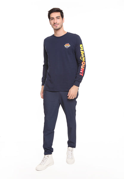 BLP-SE007 / BLOOP TSHIRT E LS GRADIENT NAVY BLUE M
