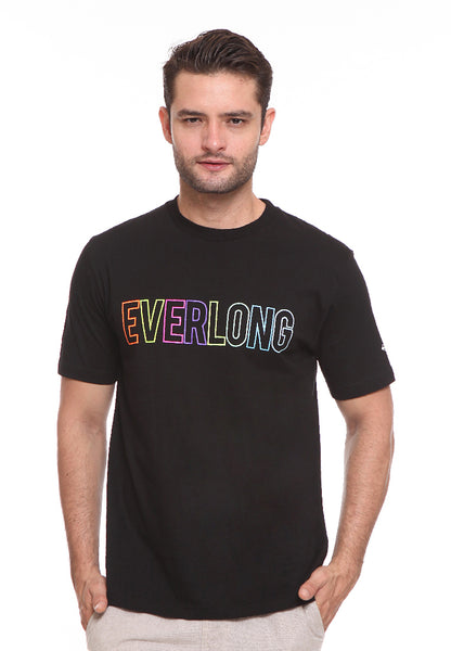 BLP-SF002/BLOOP TSHIRT EVERLONG RAINBOW BLACK M