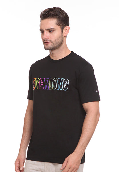 BLP-SF002/BLOOP TSHIRT EVERLONG RAINBOW BLACK M