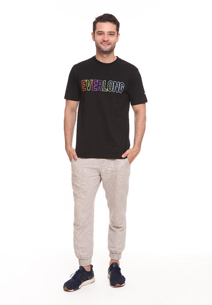 BLP-SF002/BLOOP TSHIRT EVERLONG RAINBOW BLACK M