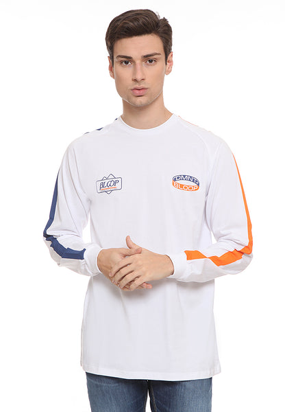 BLP-SL005 / BLOOP TSHIRT LS HD ROUNDLIST WHITE M