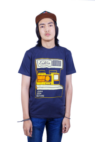 END-OG043/TSHIRT-WL-POLAROID-DARKGREY-M