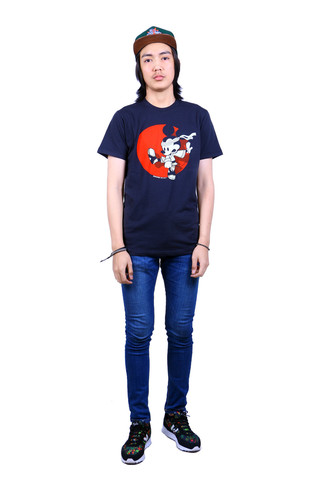 END-OG045/TSHIRT-WL-KARATEMICKEY-BLACK-M