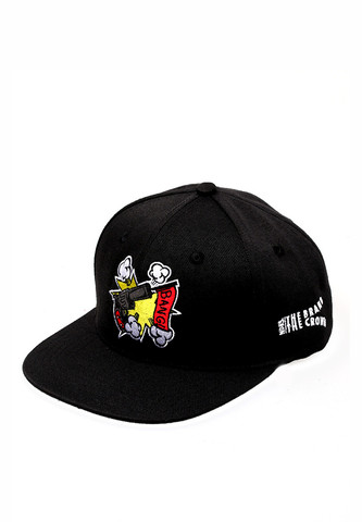 END-OK064/HAT-KD-SNAPBACK-BANGGUN-02-BLACK