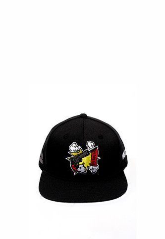 END-OK064/HAT-KD-SNAPBACK-BANGGUN-02-BLACK