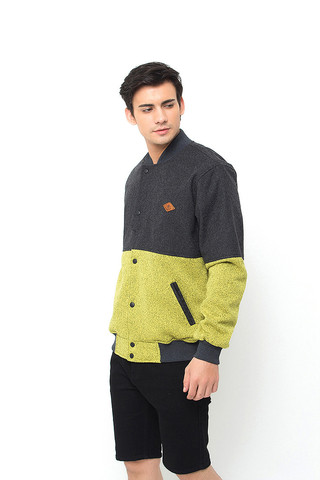 END-OK067/JACKET-I-BB-NDRS-MISTYBLACKGREEN-M