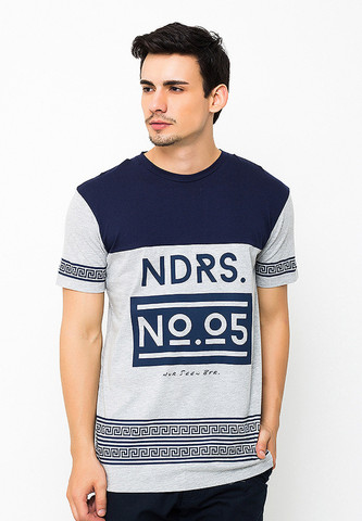 END-OL006/TSHIRT-H-NDRSSPORT-NAVYMISTYGREY-M