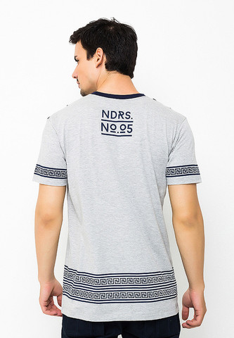 END-OL006/TSHIRT-H-NDRSSPORT-NAVYMISTYGREY-M