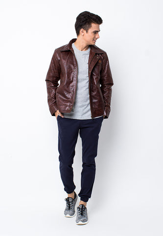 END-PB014/JACKET-I-LTR-CONNOR-NDRS-DARKBROWN-M