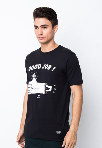 END-PB017/TSHIRT-WL-GOODJOB-BLACK-M