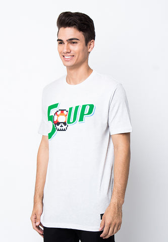 END-PB019/TSHIRT-WL-7UPCOVER-MISTYWHITE-M