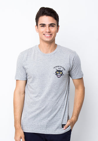 END-PB021/TSHIRT-WL-CAT&KNIFE-MISTYGREY-M