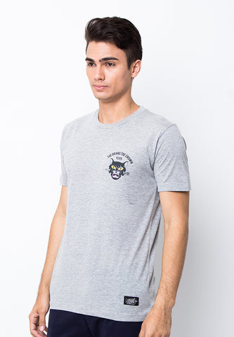 END-PB021/TSHIRT-WL-CAT&KNIFE-MISTYGREY-M