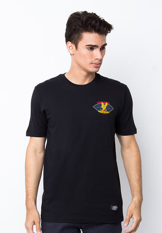 END-PB025/TSHIRT-WL-BIRD-BLACK-M