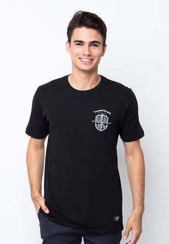 END-PB027/TSHIRT-WL-SHIELD-BLACK-M