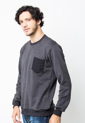 END-PC018/SWEATER-I-JORDAN-POCKET-MISTYBLACK-M