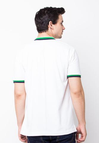 END-PE009/POLOSHIRT-E-NDRSLOGO-ST-WHITE-M