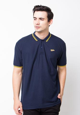 END-PE010/POLOSHIRT-E-NDRSLOGO-NAVYBLUE-M