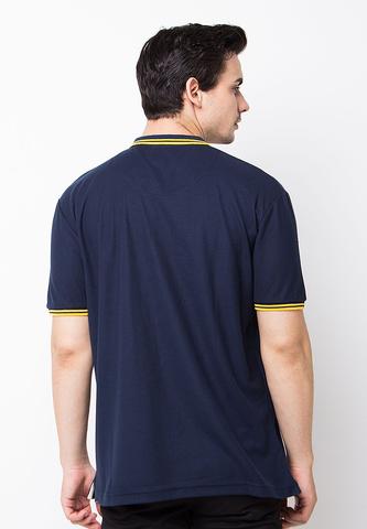 END-PE010/POLOSHIRT-E-NDRSLOGO-NAVYBLUE-M