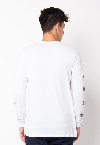 END-PF110/TSHIRT-LS-WASTINGTIME-WHITE-M