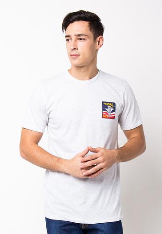 END-PF128/TSHIRT-H-ACADEMY05-MISTYWHITE-M