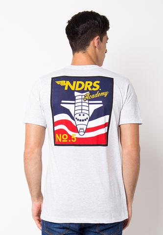END-PF128/TSHIRT-H-ACADEMY05-MISTYWHITE-M