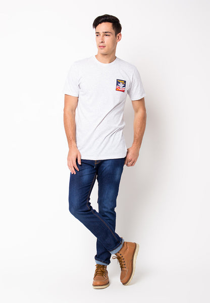 END-PF128/TSHIRT-H-ACADEMY05-MISTYWHITE-M