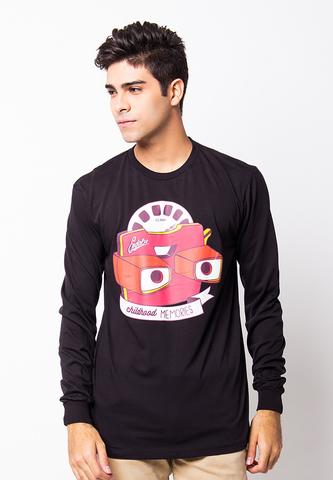 END-PH007/TSHIRT-H-LS-CHILDHOOD-BLACK-M
