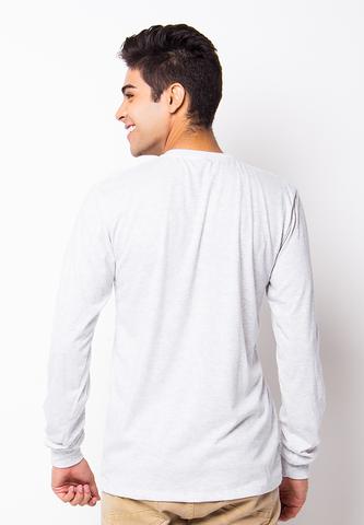 END-PH008/TSHIRT-H-LS-PATIENCE-MISTY WHITE-M
