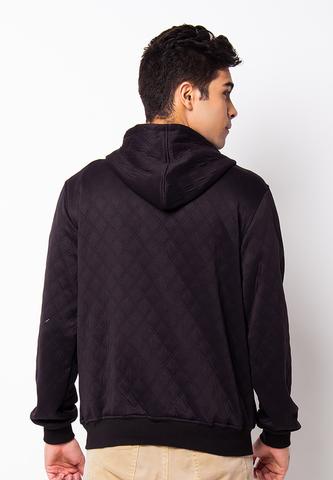 END-PH011/JACKET-I-ZIPPER-BLACK-QUILTED-M