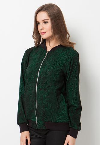 END-PL009/JACKET-R-HARRIET-MTF-BLACKGREEN-F