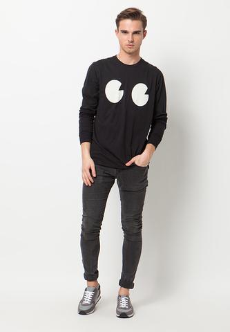 END-QA001/TSHIRT-WL-LS-EYES-BLACK-M