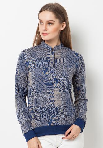 END-QA006/SWEATER-R-ISIA-MOTIF-BLUE-F