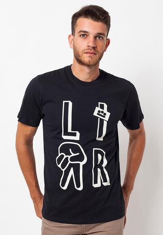 END-QA019/TSHIRT-WL-LIAR-BLACK-M