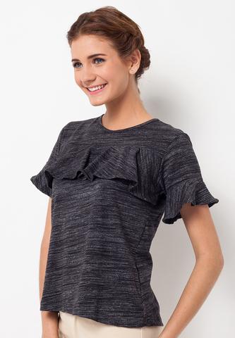 END-QB001/BLOUSE-R-EMMA-RND-MISTYBLACK-F