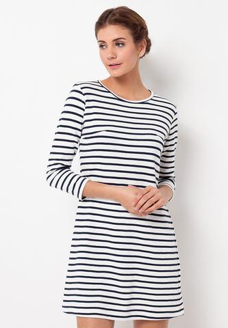 END-QB004/DRESS-R-AMELIA-STRIPE-WHITE-F