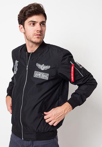 END-QC004/JACKET-I-BOMBER-JAMES-BDR-BLACK-M