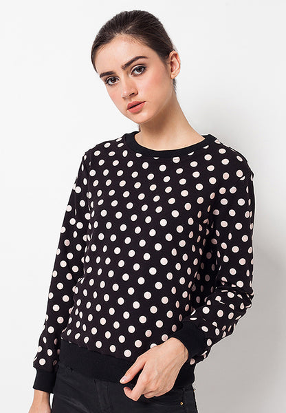 END-QC010/SWEATER-R-EMMA-POLKA-BLACK-F
