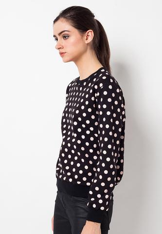 END-QC010/SWEATER-R-EMMA-POLKA-BLACK-F