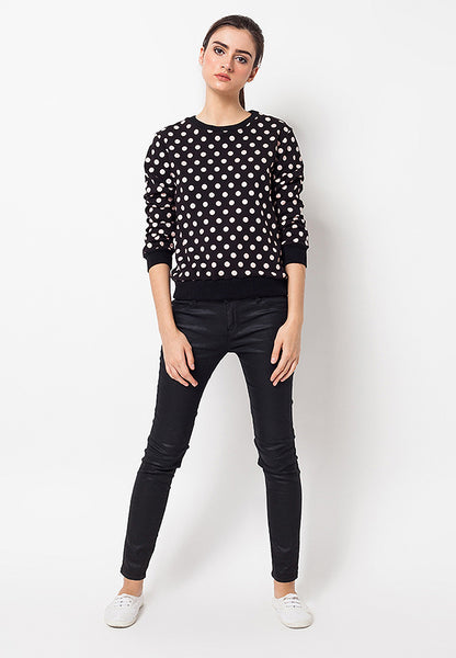 END-QC010/SWEATER-R-EMMA-POLKA-BLACK-F